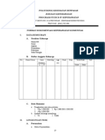 Format Pengkajian Komunitas