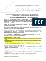 ESTATUTO DE LA ASOCIACION DE ExA MG PDF