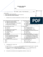 Evaluacion 6 Matemática Marzo