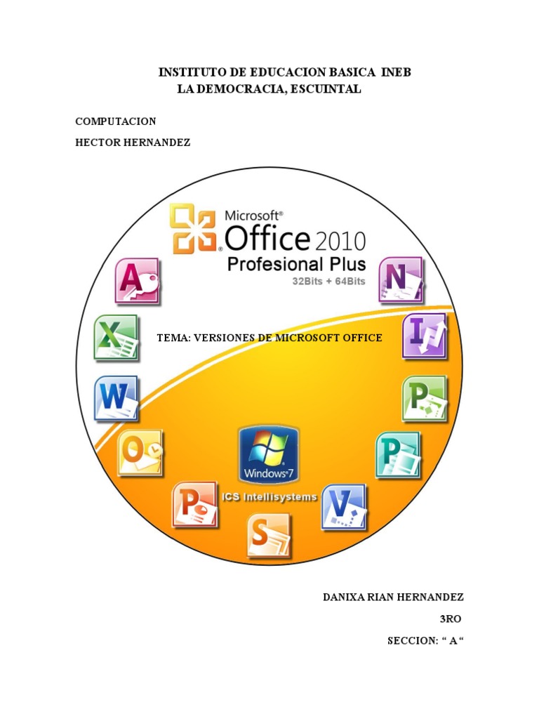Versiones de Microsoft Office | PDF | Microsoft Office | Microsoft