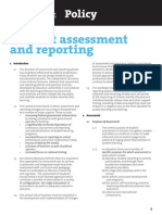 Policy Assessment Reporting