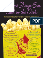 The Best Things Ever Said in The Dark - Movies Quotes by Bruce Adamson ABEE