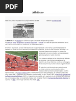 Historia del atletismo