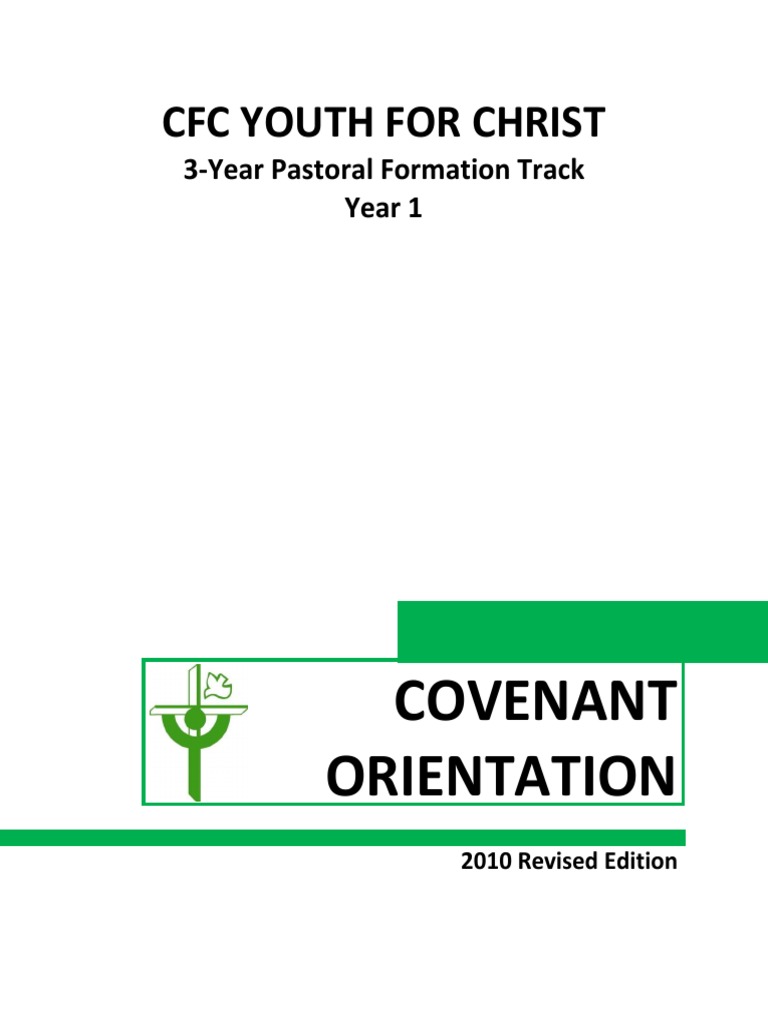 YFC Covenant Orientation Guide | PDF | Covenant (Biblical) | Prayer
