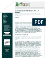 Guía Básica de DVD Studio Pro 1.5 (Parte I)