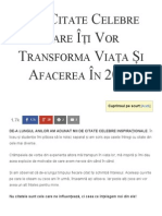 99+ Citate Celebre Care Îți Vor Transforma Viața Și Afacerea În 2014 - Florin Roșoga