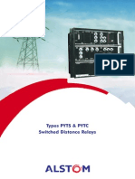 Types Pyts & Pytc Switched Distance Relays