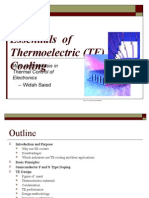 Thermoelectric Cooling