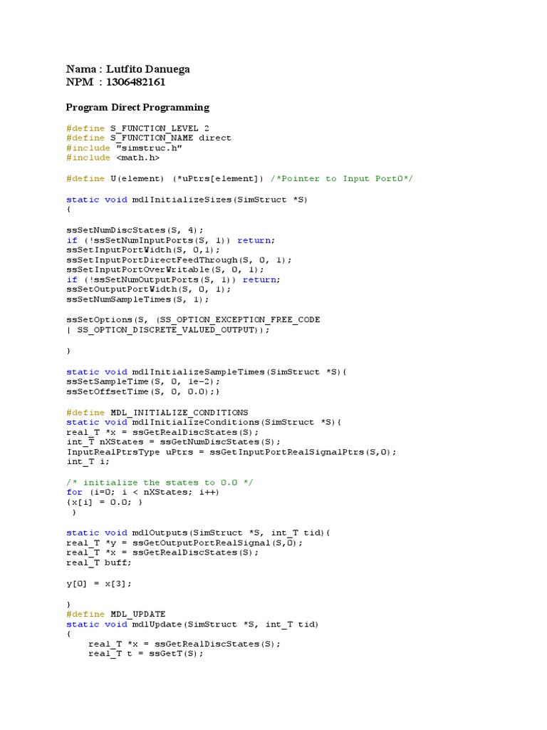 Simulink Programming Techniques Overview | PDF