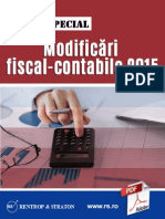 Raport Special Modificari Fiscal contabile 