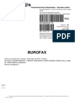 Ejemplo Ejemplo: Burofax Postal Creado Mediante Plantilla en Notificad@sBurofax Notificados