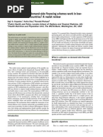 what makes health demand side financing schemes work in low to middle income countries?