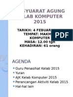 Mesyuarat Agung Kelab Komputer 2015