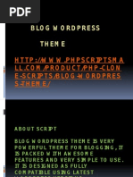 Blog Wordpress Theme