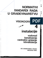 Norme Vodovod I Kanalizacija PDF