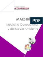 MaestrÃ-A en Medicina Ocupacional y Del Medio Ambiente2 (1) 2015