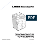 Service manual for various ricoh aficio 1015, 1113 and similar