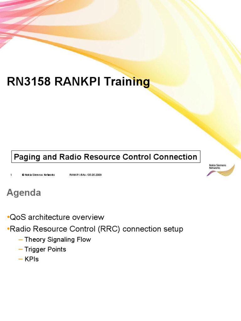 04 RN31584EN10GLA0 Paging+RRC Connection PDF Quality Of Service