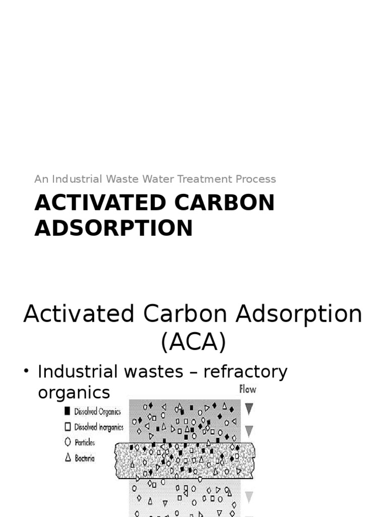 Activated Carbon Adsorption in Wastewater | PDF