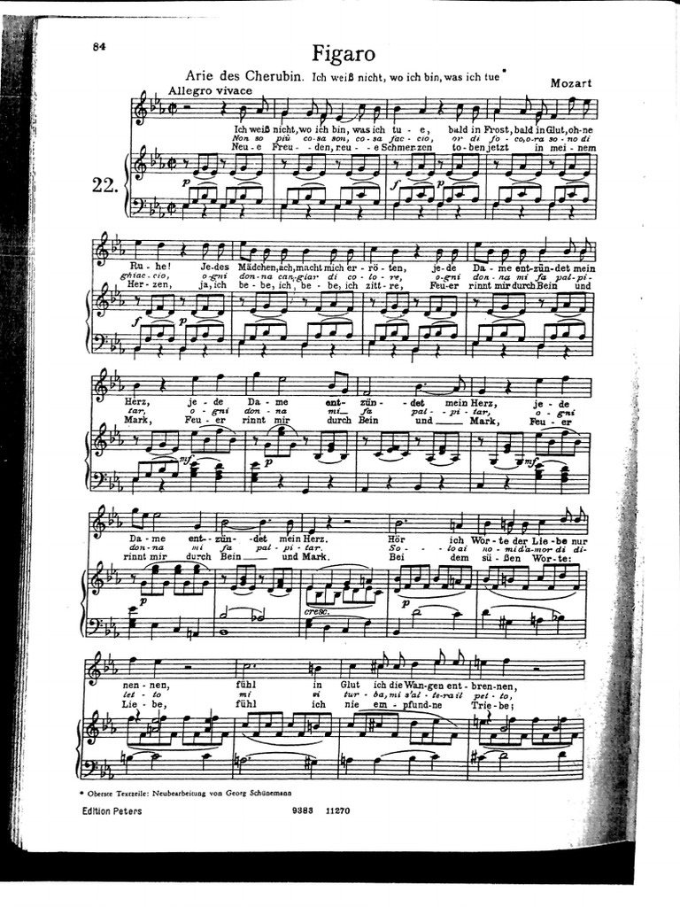 Non So Piu Mozart Pdf