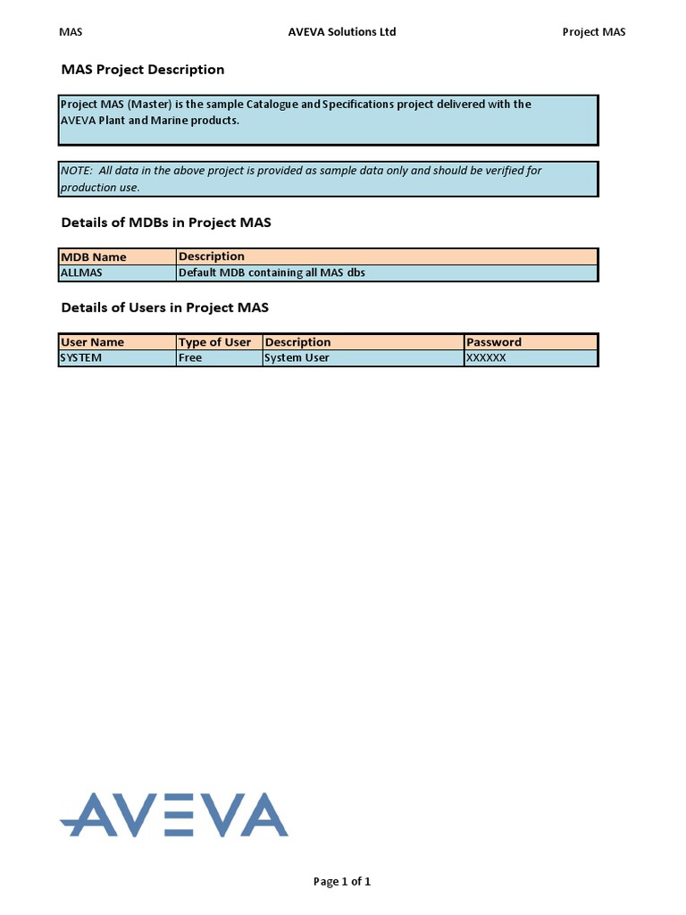 Project MAS Overview and User Details | PDF | Computers