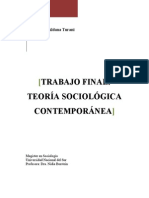 Trabajo Final - Teoría Sociológica Contemporánea