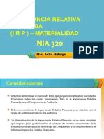 G - Importancia Relativa Planeada PDF