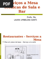 Alimentos e Bebidas serviços a mesa de restaurantes.ppt