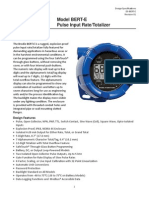 Model Bert-E Pulse Input Rate/Totalizer: Descripɵ On