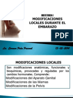 Modificaciones en El Embarazo