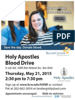 Holy Apostles Blood Drive