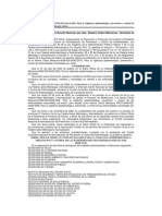 NOM-032-SSA2-2010, Para La Vigilancia Epidemiológica, Prevención y Control de Las Enfermedades Transmitidas Por Vector