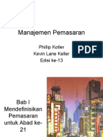 Presentasi Manajemen Pemasaran - Bab 1