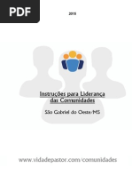 Discipulado - Comunidades ( Instruções para os Líderes )