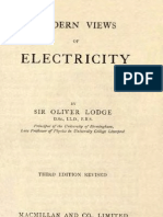 Sir Oliver Lodge - Modern Views of Electricity