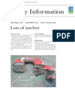 Loss of Anchor: Casualty Information