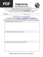 Engineering Merit Badge Worksheet