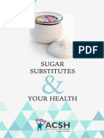 Sugar Substitutes & Your Health
