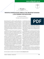 Reforma Constitucional Relativa a Los Derechos Humanos