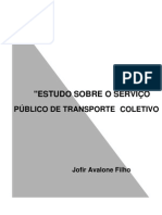 Estudos Sobre o Serviço Público de Transporte Coletiv PDF