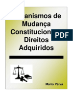 Mecanismos de Mudança Constitucional e Direitos Adqui PDF