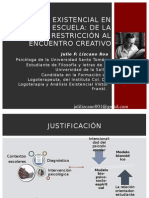 Analisis Existencial en La Escuela (Ponencia)