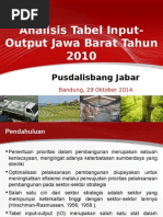 Download Analisis Tabel Input-Output Jawa Barat Tahun 2010 by Ade Maulana R H SN259931741 doc pdf
