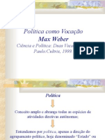 A Política Como Vocação - Max Weber