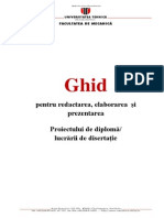 Ghid Lucrare de Diploma