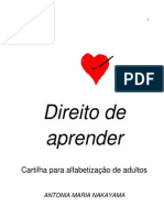 Cartilha Para Alfabetização de Adultos