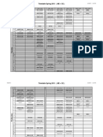 TIMETABLE ME + CE SPRING 2015