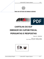 CARTILHA DO ECF EMISSOR DE CUPOM FISCAL PERGUNTAS E RESPOSTAS