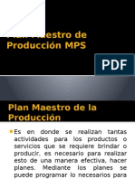 4.0 Plan Maestro de La Produccion
