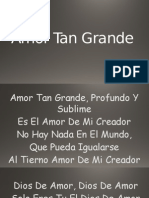 Amor Tan Grande